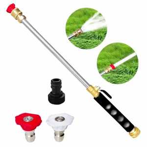 Pistola de agua de alta presión con boquilla de acero inoxidable de 450 mm para lavado de coches, jardinería y limpieza - Product Image 1