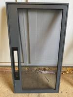 Ventanas Hongqi Modelo 0210 con Bisagras Abatibles, Diseño Moderno, Malla de Acero Inoxidable de Alta Definición, Marco de Aleación de Aluminio