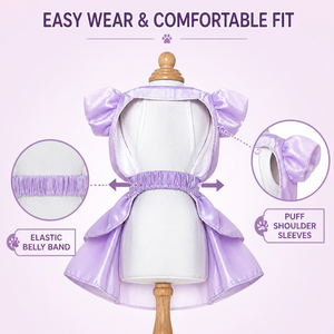 Fabricante OEM ODM, Vestido Elegante y Brillante para Mascotas, Ligero y sin Espalda, para Banquetes, Fiestas y Festivales, para Chihuahuas Pequeños - Product Image 5