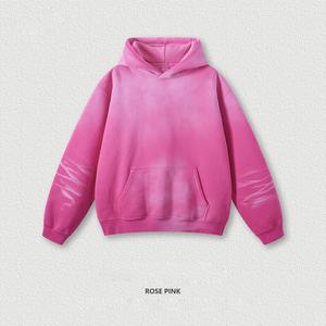 Fabricants de vêtements personnalisés de haute qualité, sweat à capuche décontracté en coton 100% avec effet délavé, épaules tombantes, unisexe, style hip-hop, pour l'hiver, ODM - Product Image 1