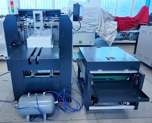 Machine de reliure automatique haute vitesse pour albums et livres photo de mariage avec options de colle chaude et de couverture rigide à plat - Product Image 1