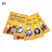 Etiqueta NFC Personalizada para Mascotas con Paquete NXP NTAG 213, Código QR, Llavero NFC para Mascotas con Identificación para Rastreo de Mascotas