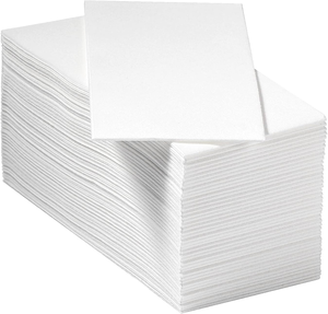 Logo personnalisé serviettes en papier Airlaid jetables en lin dîner de mariage salle de bain essuie-mains avec sac Style - Product Image 3