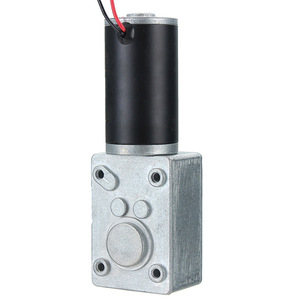 Miniature Dc <b>Worm</b> <b>Gear</b> Motor 42 Mm 300 Rpm Flange Mount High Torque Self Locking Reverse <b>Gear</b> For Industrial Use - Product Image 2