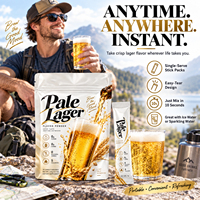OLLI Personnalisation OEM/ODM Poudre aromatisée Pale Lager 0 Sucre 0 Glucides Sans Alcool 30 Sachets 150g Pour une Bonne Humeur