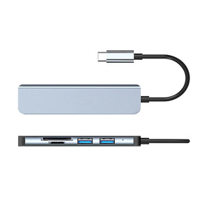 Venta caliente de fábrica OEM tipo C a USB expansión Hub lector de tarjetas USB divisor - Product Image 1