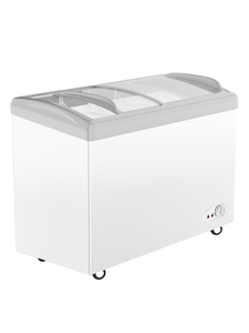 Factory Direct Sell Supermarket Commercial Curved Sliding Glass Door Ice Display Refrigerator <b>Freezer</b> - Product Image 6