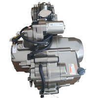 Moteurs de moto 110cc 4 temps refroidis par air en acier argenté, pièces d'assemblage, allumage CDI, 1 cylindre