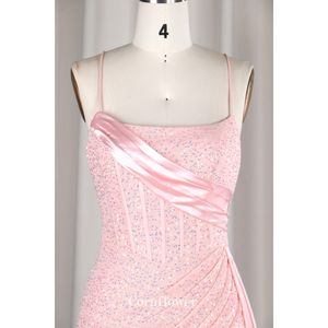 Robe de Mariée Sirène Femme de Haute Qualité, Encolure Carrée, Dos Nu, Soutien-Gorge Intégré, Écologique, Longueur Ras du Sol, Traîne Courte Gauche - Product Image 4