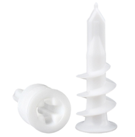 Vis d'expansion spéciale pour cloisons sèches en nylon OEM, vis pour tube d'avion, tube en plastique torsadé, bouchon pour mur rideau, vis autotaraudeuse