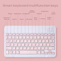 Ince kablosuz mini klavye kablosuz için ipad samsung PC tablet 10 ''tay İspanyolca kore arapça dil özelleştirilmiş