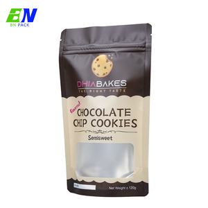 Bolsas de Mylar con Cierre Hermético y Ventana para Empaque de Alimentos, Personalizadas, a Prueba de Olores, para Galletas, Chips, Brownies, 100mg 500mg - Product Image 4