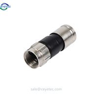 Conector de compresión de conector F de última tecnología para conector RG6 F RG 6