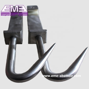 Crochets suspendus en acier inoxydable pour abattoir de bovins musulmans, équipement d'abattage de taureaux, abattage facile du bœuf - Product Image 2