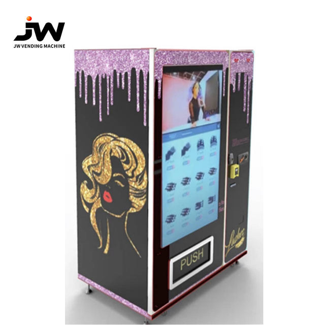Customizable with Credit Card Coin Cash Payments Vending Machine Bundle Eyelashes Vendor Smart Beauty Vending Machine