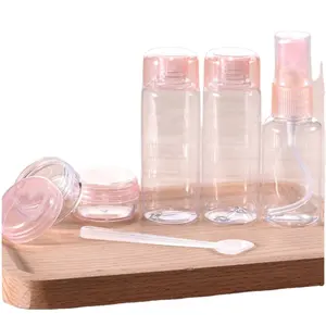 Eco Vriendelijke Cosmetische Containers Travel Kit Flessen Zeefdruk Fles