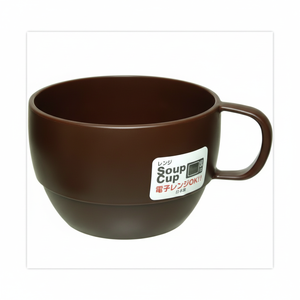 Tazza Inomata zuppa microonde colore marrone - Product Image 1