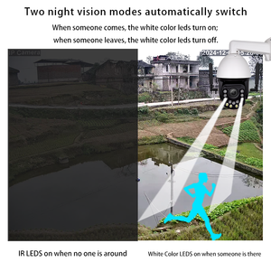 CCTV Camera <span class=keywords><strong>Wifi</strong></span> camhipro app điều khiển từ xa 4k <span class=keywords><strong>30x</strong></span> <span class=keywords><strong>zoom</strong></span> quang ngoài trời Camera An Ninh đầy đủ màu sắc <span class=keywords><strong>PTZ</strong></span> 200m phát hiện chuyển động - Product Image 5