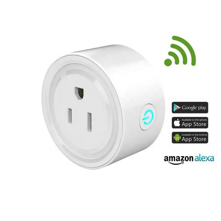Enchufe Inteligente WIFI Tuya Smart Socket US MINI Smart Plug Toma Inteligente Peru with Alexa Google Home Enchufe Inteligente