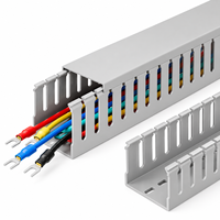 Goulotte de câblage électrique en PVC, gaine de câblage isolée pour armoire de commande