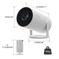 Proyector HY300 1080P WiFi BT 110ANSI proyector de vídeo de cine en casa para juegos de películas TV Stick HDMI USB portátil al aire libre