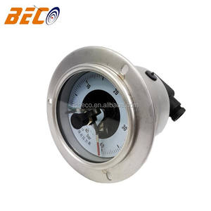 <span class=keywords><strong>4</strong></span> inç Paslanmaz Çelik Elektrikli Kontak Basınç Göstergeleri Darbeye Dayanıklı Elektrikli Kontak Manometre Basınç Göstergesi Anahtarı - Product Image 4