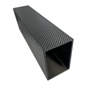 High quality 3k carbon fiber rectangular tube carbon fiber square tube manufacturer
