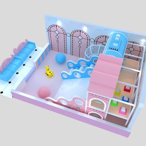 Hot Sale New Design Preschool Toddler Kids <b>Small</b> Indoor Commercial Playground With <b>Slide</b> - Product Image 4