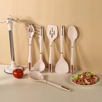 SINCERE Ensemble d'ustensiles de cuisine en silicone antiadhésif résistant à la chaleur, de qualité supérieure, très vendu, pour la cuisine