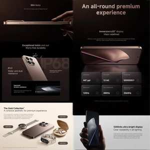 Versión Global Xiaomi 15T 5G Smartphone con Huella Dactilar en Pantalla, 12GB+256GB, 6.83 Pulgadas, Batería de 5500mAh, Teléfono Móvil 5G - Product Image 6