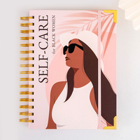 Agenda personnalisable 2026 avec couverture en PP, spirale et logo personnalisé, format A5, agenda mensuel et hebdomadaire, impression de carnet