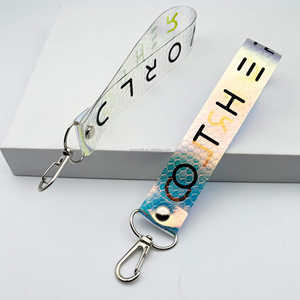 حزام مفاتيح عاكس مخصص الطباعة، حزام مفاتيح ملون هولوغرافي، سلسلة مفاتيح عاكسة - Product Image 4