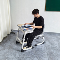 Ensemble table et chaise pour étudiants le plus populaire pour les salles de classe, les bibliothèques et les salles d'étude