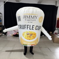 Mascotte gonflable personnalisée en forme de bouteille pour la marche, costume gonflable portable en forme de bouteille pour la promotion publicitaire de rue