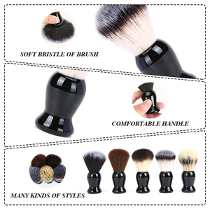 Pennello da <span class=keywords><strong>Barba</strong></span> con Etichetta Privata Laotang, Regalo per <span class=keywords><strong>Uomo</strong></span>, Setole Sintetiche Morbide, Manico in ABS per <span class=keywords><strong>Rasatura</strong></span> con Sapone - Product Image 4