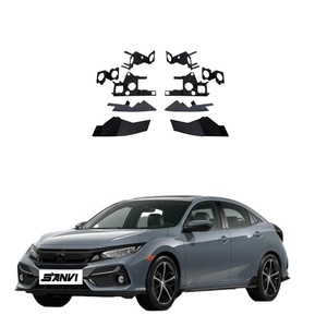 Sanvi Headlight Frame Adapter Module Bracket Suitable for Other Headlight <b>Accessories</b> of Honda Honda 2016-2021 10th Civic - Product Image 2