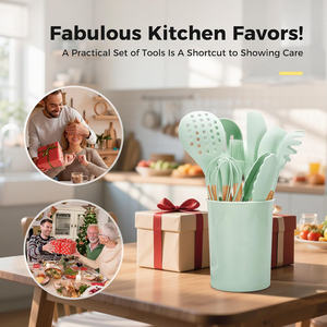 Professional Manufacture <b>Kitchen</b> Tools Silicone <b>Kitchen</b> <b>Accessories</b> Cooking Utensils Set Customized Logo Sustainable 3000pcs - Product Image 4