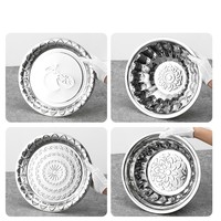 Ensemble de bols à fruits de taille multiple avec couvercle pour ustensiles de cuisine en acier inoxydable