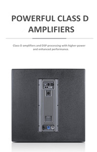 Hệ thống âm thanh ngoài trời 3 đường tiếng toàn dải loa chuyên nghiệp Morin với bộ khuếch đại DSP tích hợp loa siêu trầm 18 inch - Product Image 4