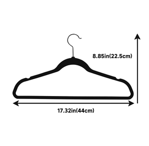 Perchas de Terciopelo Premium Antideslizantes con Gancho Giratorio de 360 Grados para Ropa - Product Image 2