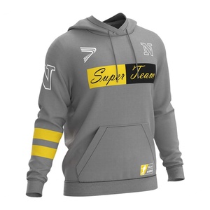 Sweat à capuche unisexe personnalisé OEM, nouveau design, pour la gym et l'extérieur, personnalisez un sweat à capuche, sweats à capuche de baseball pour jeunes - Product Image 3