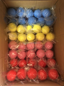 Fabrika özel Pet oyuncak iki renk köpek topu çift top köpek oyuncak - Product Image 5