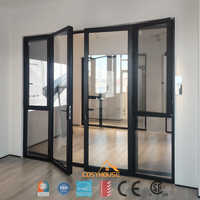 Ventana Fija de Aluminio con Rotura de Puente Térmico Estándar AS2047, Diseño de Ventana Abatible, Marco Delgado de Gran Tamaño para Sala de Estar o Exterior