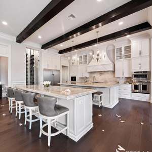 BALOM - Juego de Muebles de Cocina Modulares de Madera Moderna Personalizados, Gabinetes de Cocina de Melamina con Isla - Product Image 2