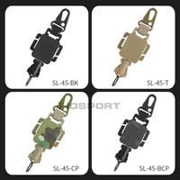 Nouveau multifonctionnel télescopique suspendu mousqueton sac à dos accessoires ceinture rétracteur attache tactique