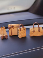 Diffuseur de parfum pour voiture, clip de ventilation, marque populaire, sac, chaussures, diffuseur pour filles, pierre de plâtre, désodorisant d'air