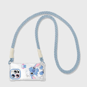 Étui de téléphone personnalisé en silicone pour <span class=keywords><strong>iPhone</strong></span>, avec lanière, accessoire pour téléphone portable - Product Image 2