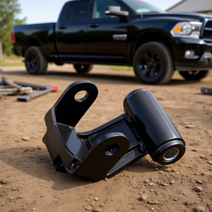 Kit de nivellement Dodge Ram avec manilles de descente en forme de D en acier au carbone peint pour 1500 2500 3500 2003-2013 - Product Image 2