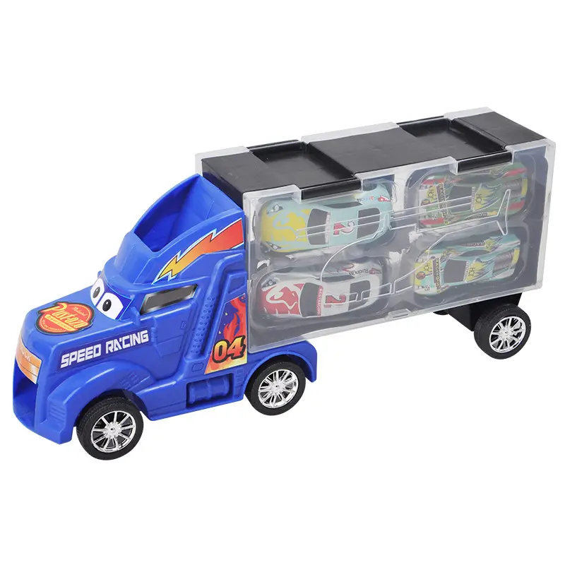 Коллекция 2023 года, оптовая продажа, развивающие игрушки, Литые металлические контейнерные грузовики, игровые модели автомобилей, набор для детей