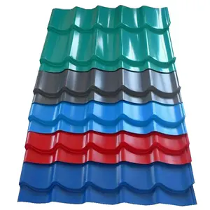 28 Gauge Wellblech dach platte 0,2mm 0,35mm farb beschichtetes verzinktes Wellblech dach
